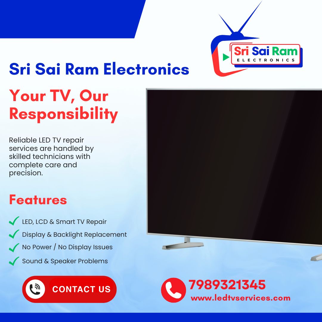 Multi-Brand TV Repair Services in Hyderabad | Sri Sai Ram Electricals
