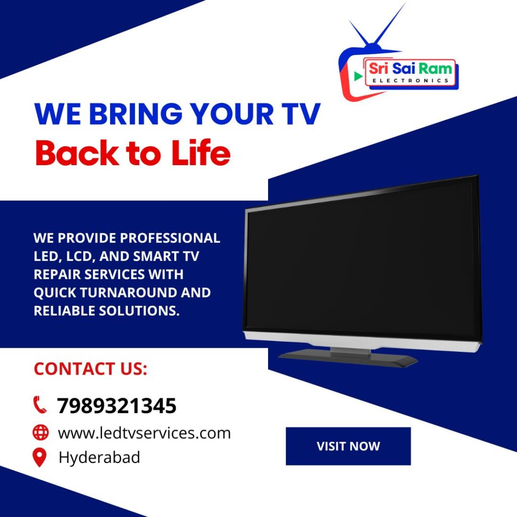 Online Booking for TV Repair