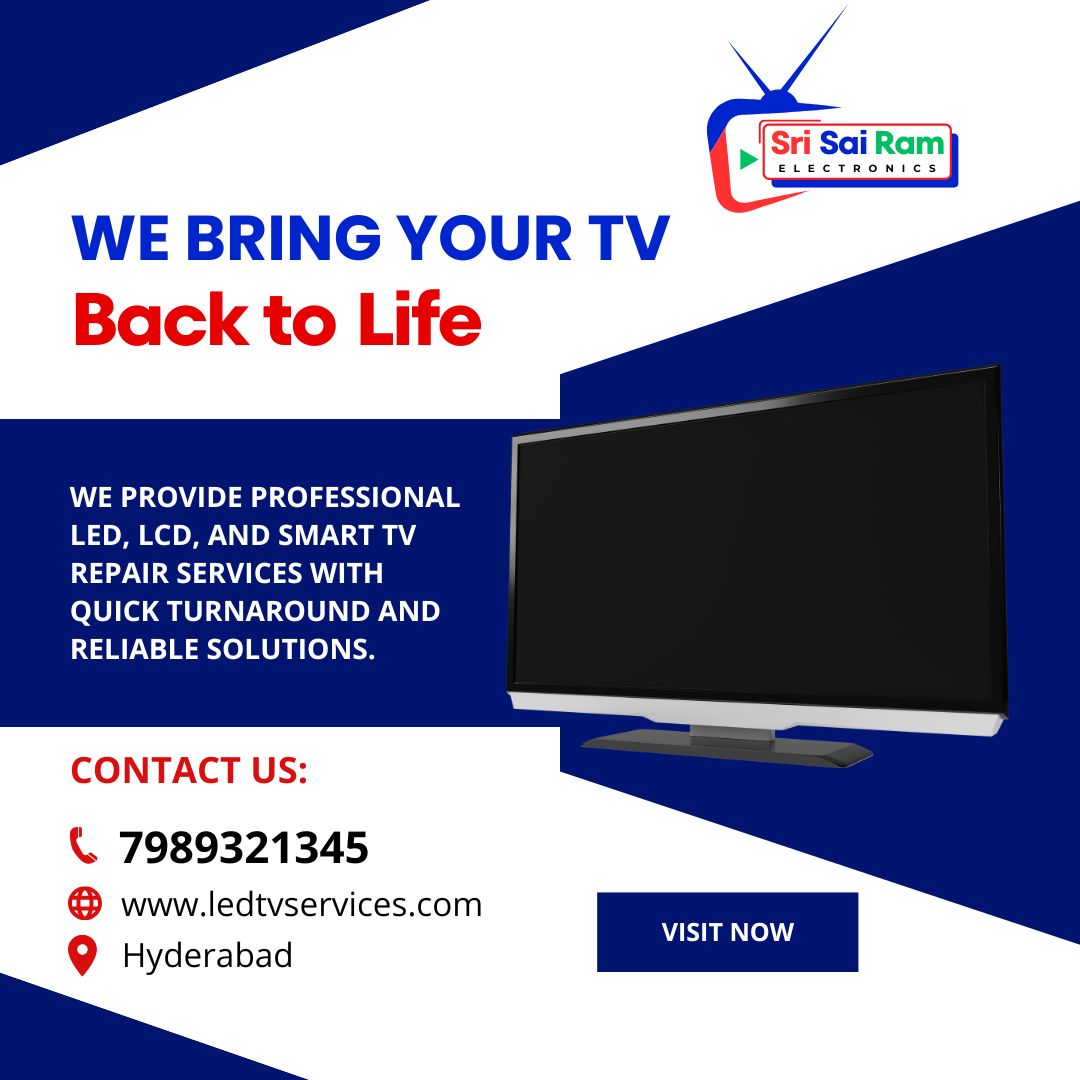 Online Booking for TV Repair in Hyderabad | Sri Sai Ram Electricals