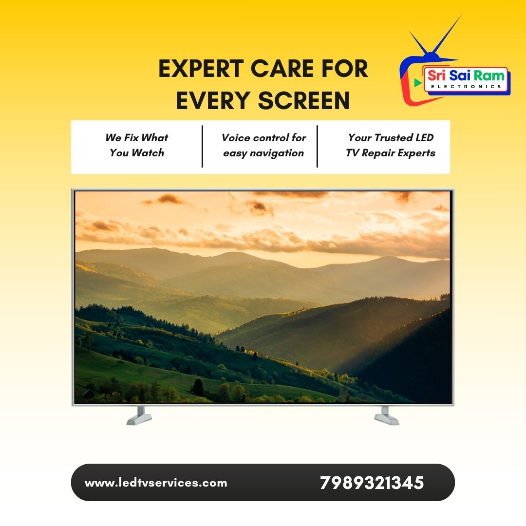 Home Service for Smart LED TV Repair – Quick & Convenient