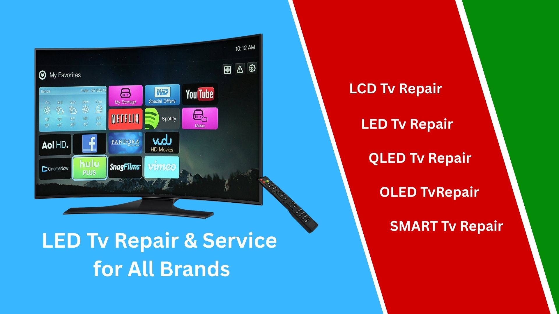 Home Service for Smart LED TV Repair – Quick & Convenient