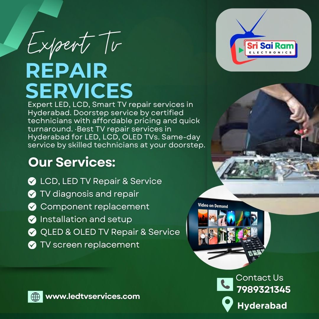 Best Smart TV Repair Services in Hyderabad | Sri Sai Ram Electricals