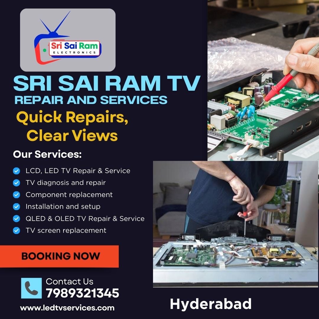 Professional Smart TV Screen Repair in Hyderabad | Sri Sai Ram Electricals