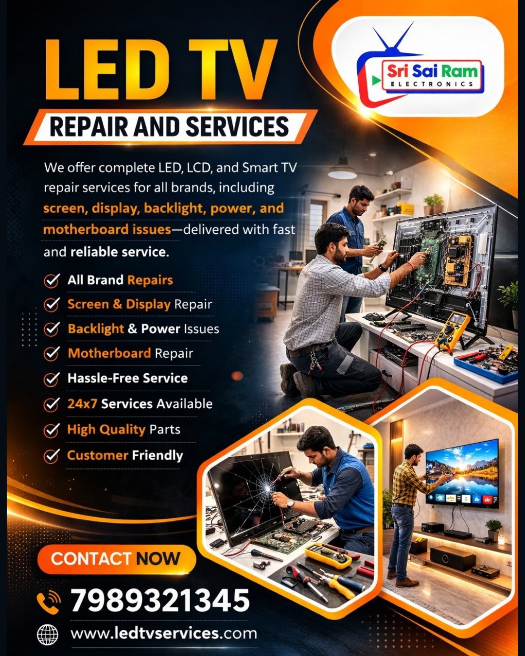 Professional Smart TV Panel Repair Service in Hyderabad – Expert Technicians