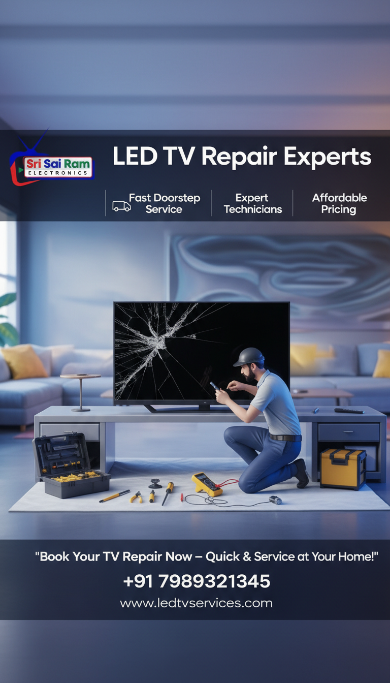 Multi-Brand Smart TV Repair Technicians in Hyderabad – Expert Service